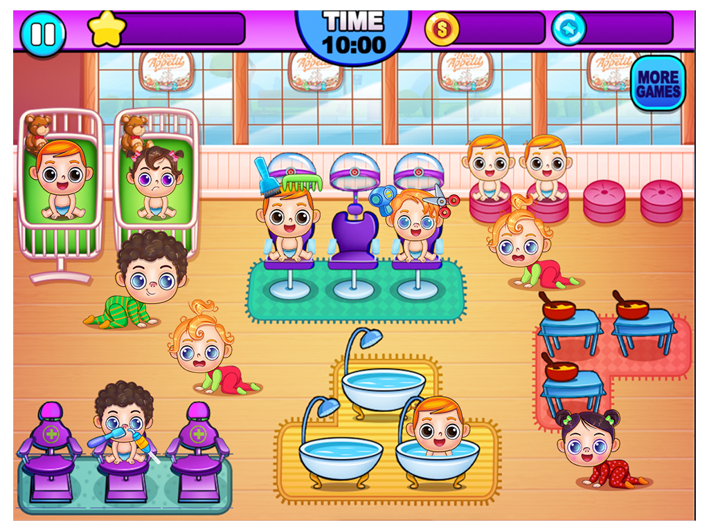 اسکرین شات 3 بازی Virtual babysitter shop