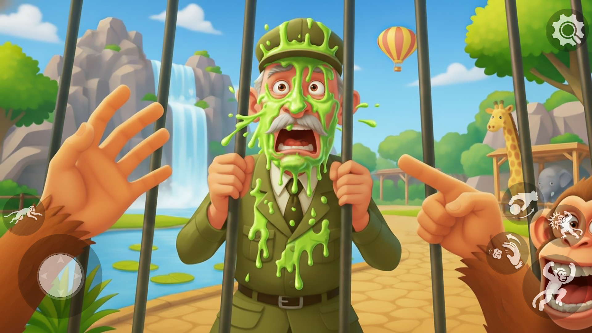 اسکرین شات 3 بازی Bad Zoo Monkey Prank Simulator