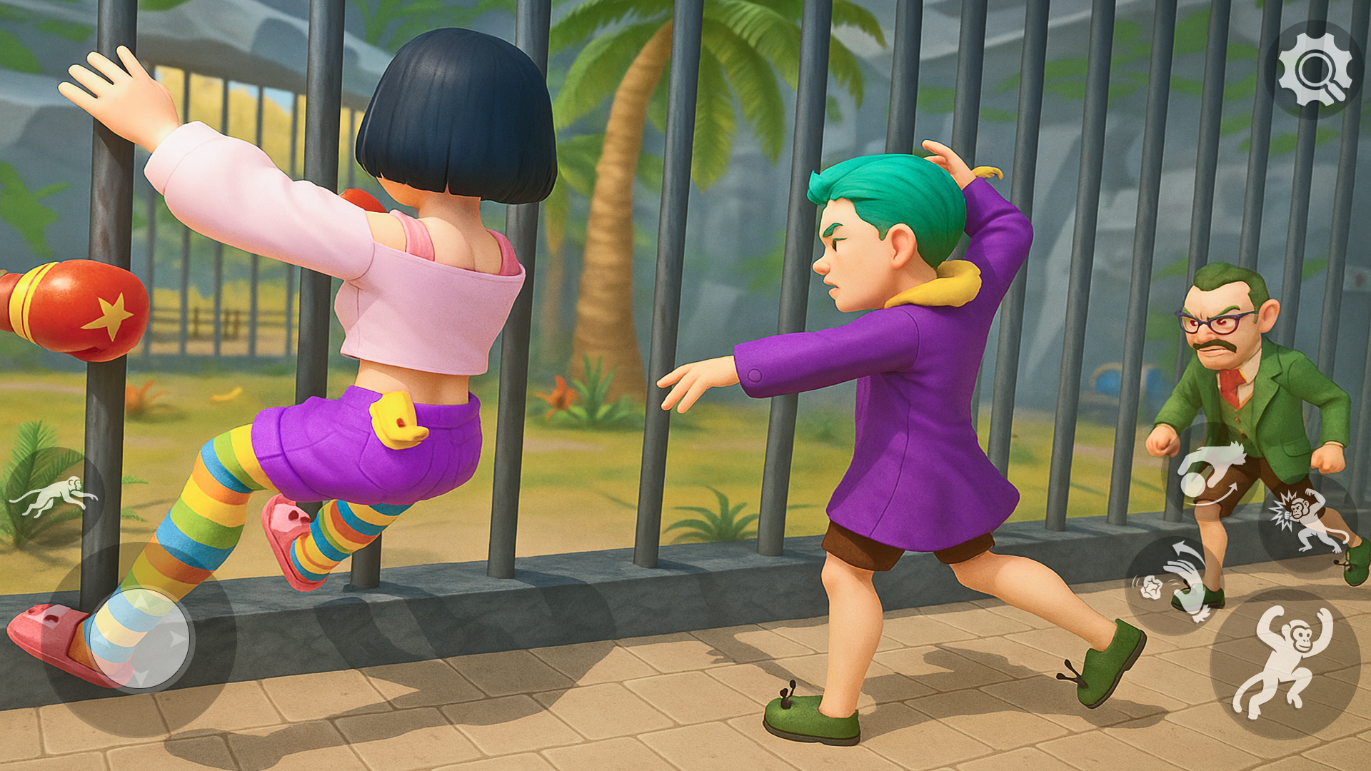 اسکرین شات 4 بازی Bad Zoo Monkey Prank Simulator