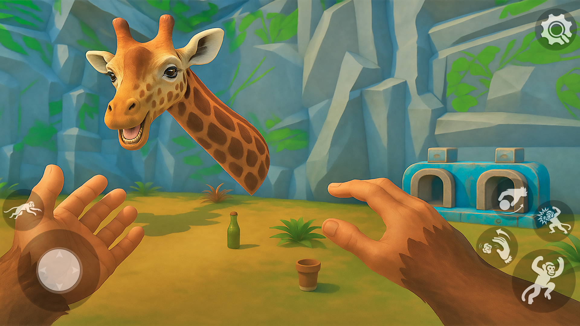 اسکرین شات 1 بازی Bad Zoo Monkey Prank Simulator