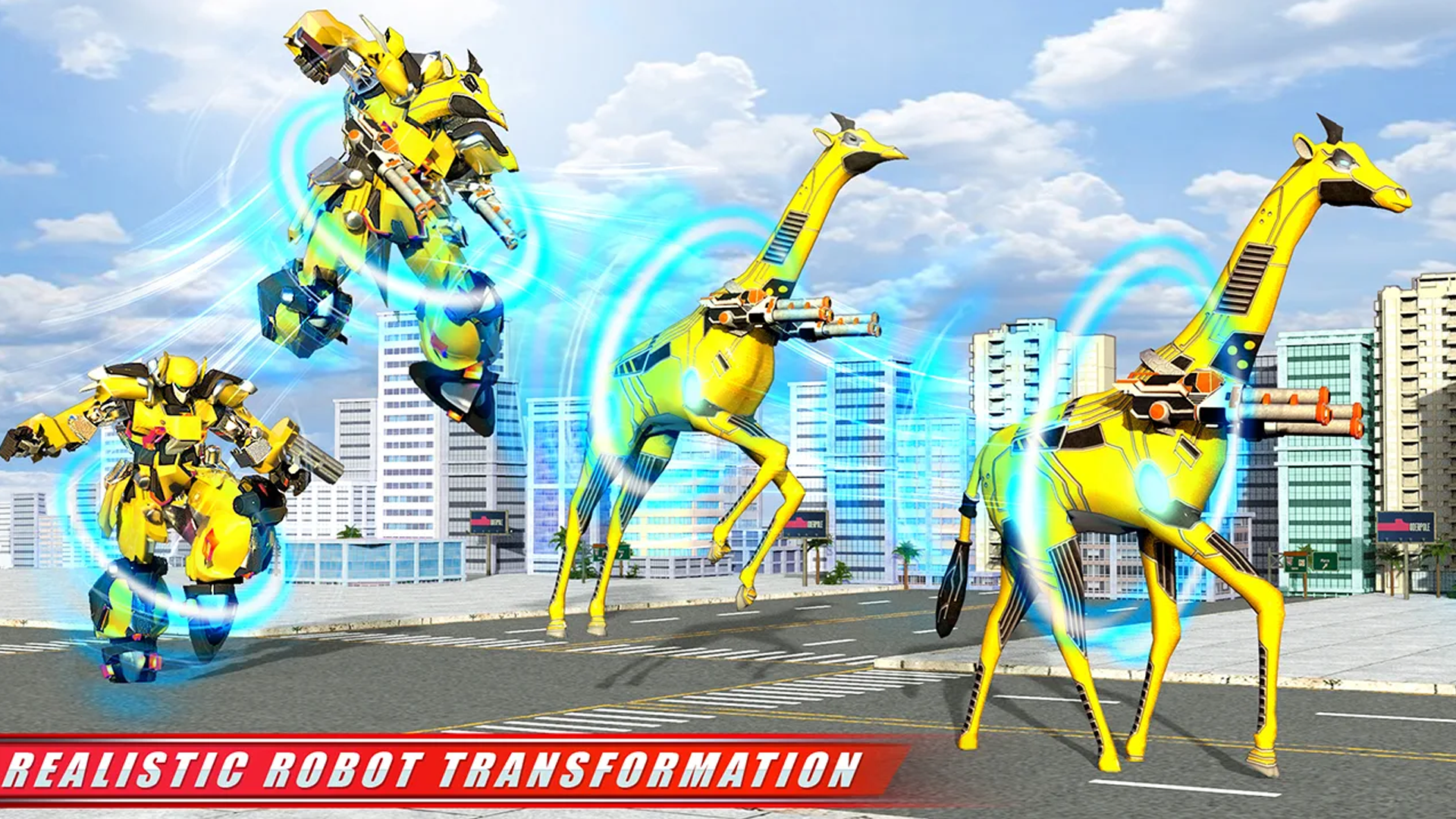 اسکرین شات 5 بازی Giraffe Robot Car Transform