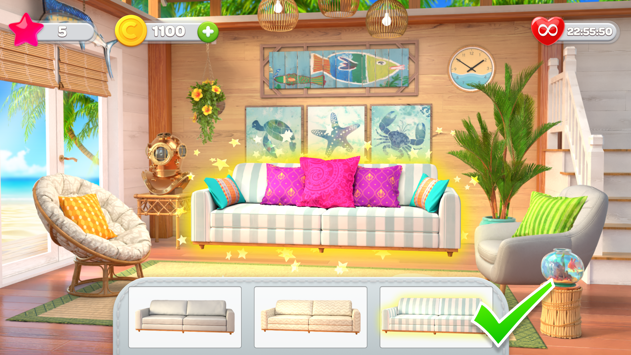 اسکرین شات 3 بازی Beach Homes Design : Miss Robi