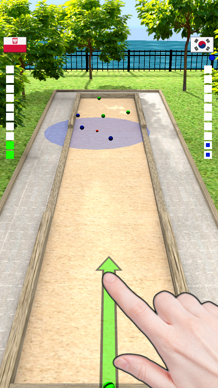 اسکرین شات 1 بازی Bocce 3D - Online Sports Game