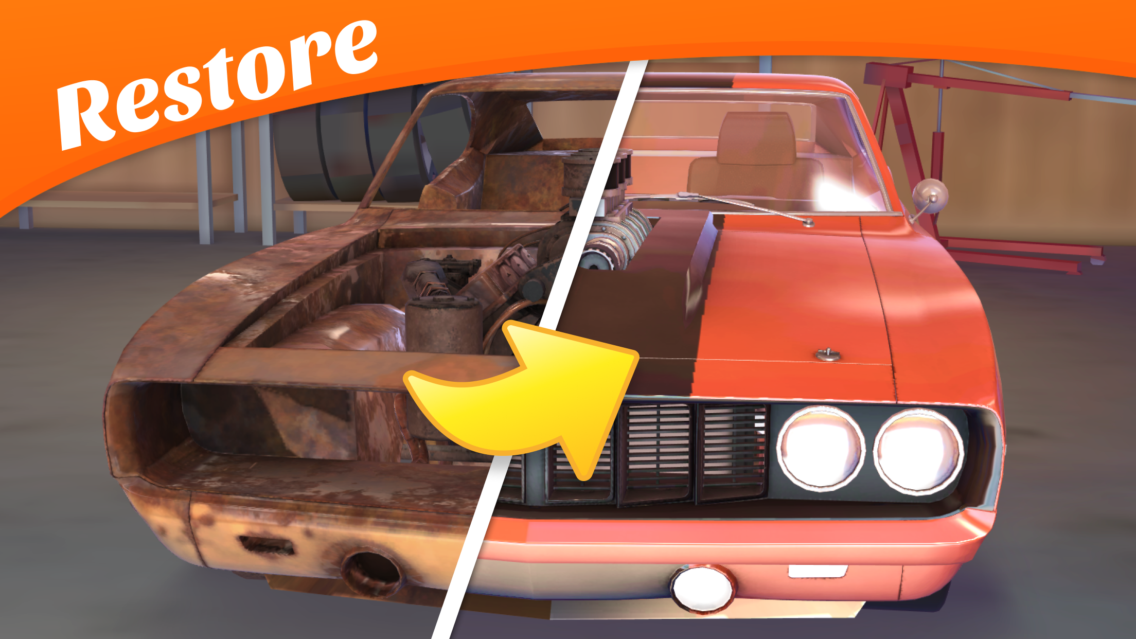 اسکرین شات 1 بازی Car Restore - Car Mechanic