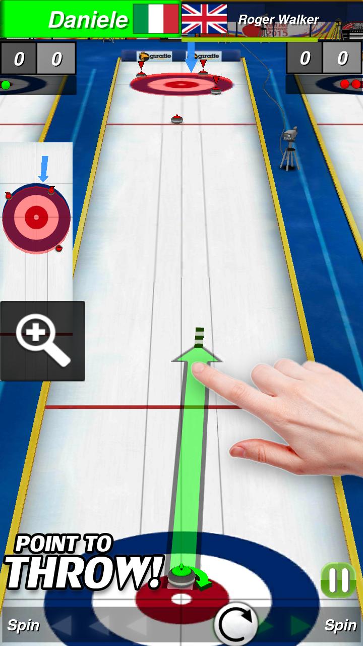 اسکرین شات 1 بازی Curling 3D