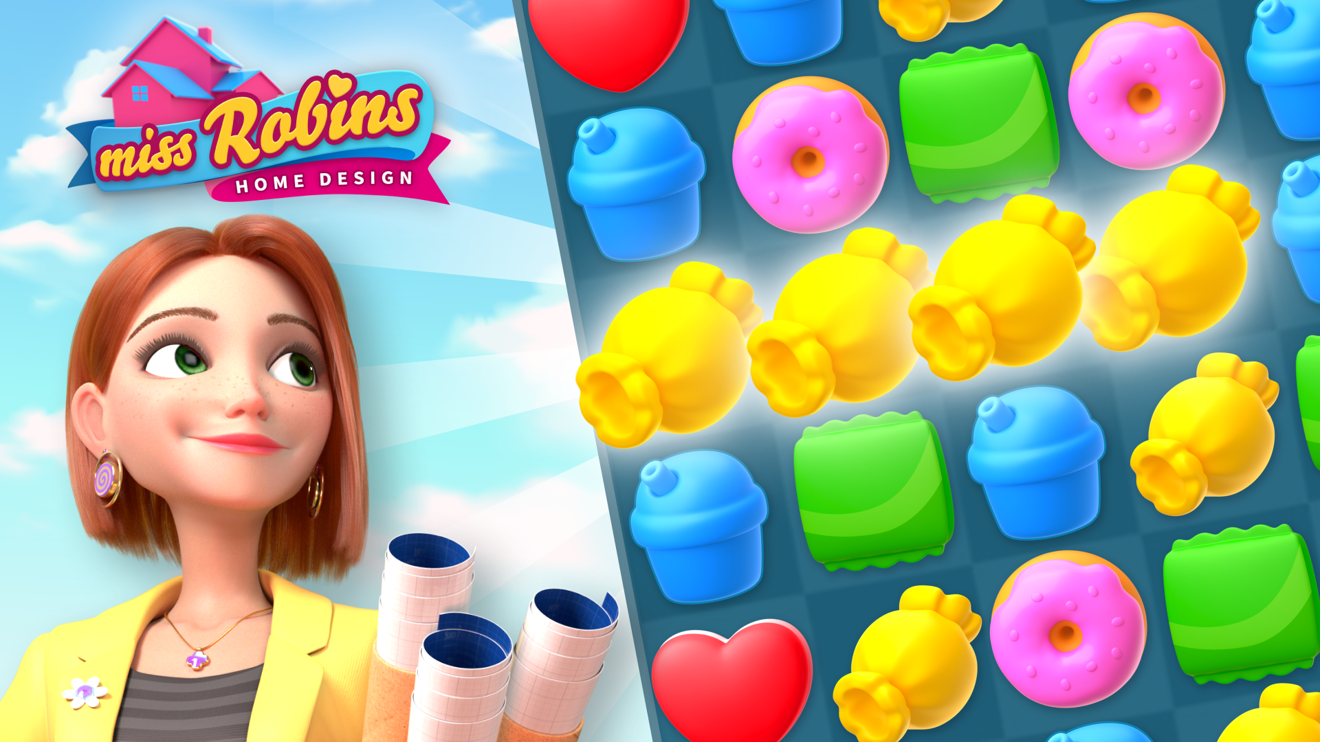 اسکرین شات 1 بازی Home Design : Miss Robins Home