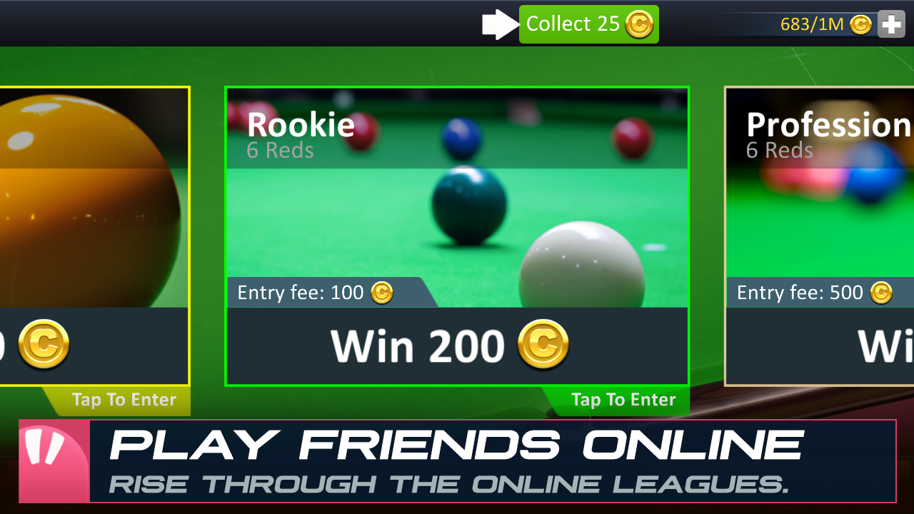 اسکرین شات 6 بازی Snooker Stars - 3D Sports Game