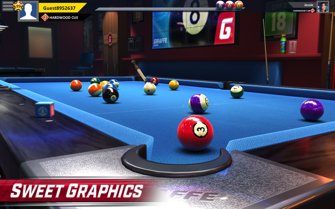 اسکرین شات 1 بازی Pool Stars - 3D Online Multipl