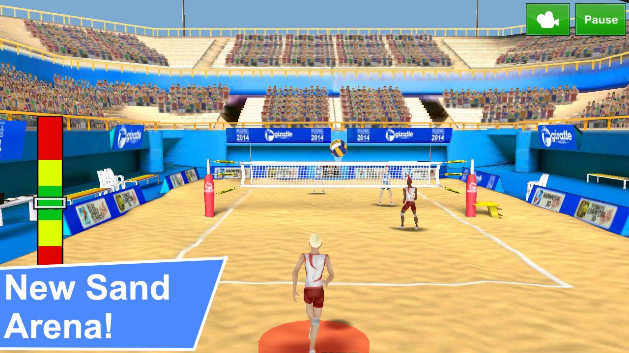اسکرین شات 1 بازی Volleyball Champions 3D - Onli