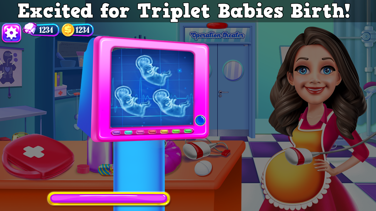 اسکرین شات 3 بازی Pregnant Mom Give Birth Baby