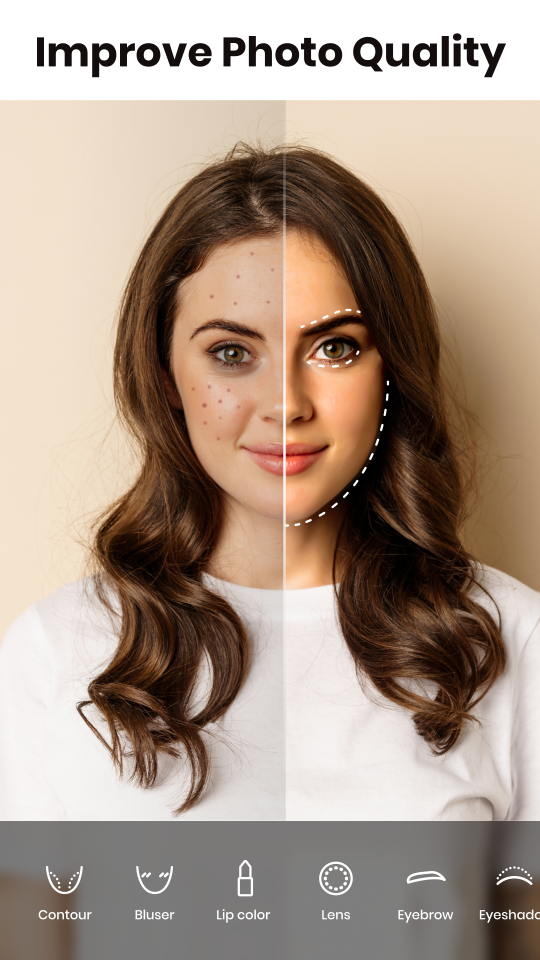 اسکرین شات 1 برنامه Photo Editor for Girls