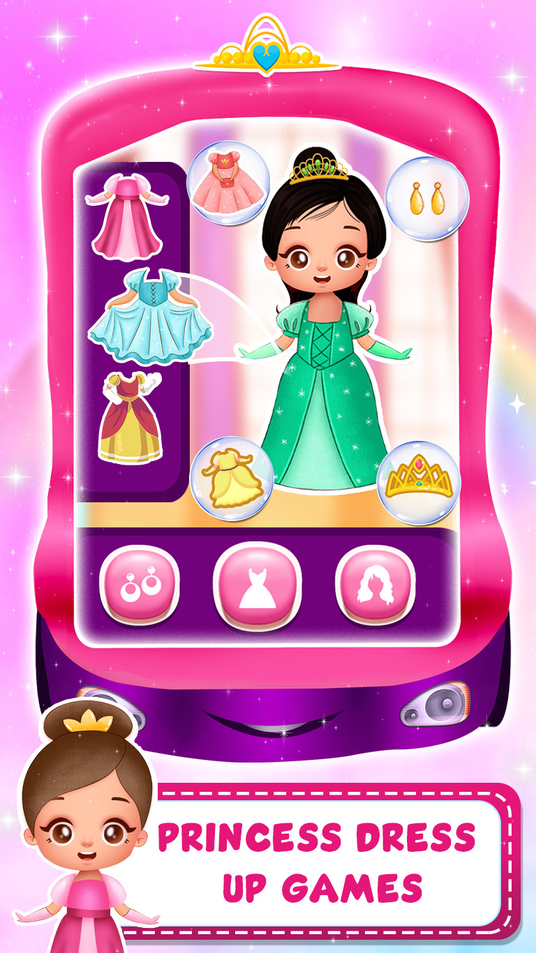 اسکرین شات بازی Musical Princess Car phone Toy 2