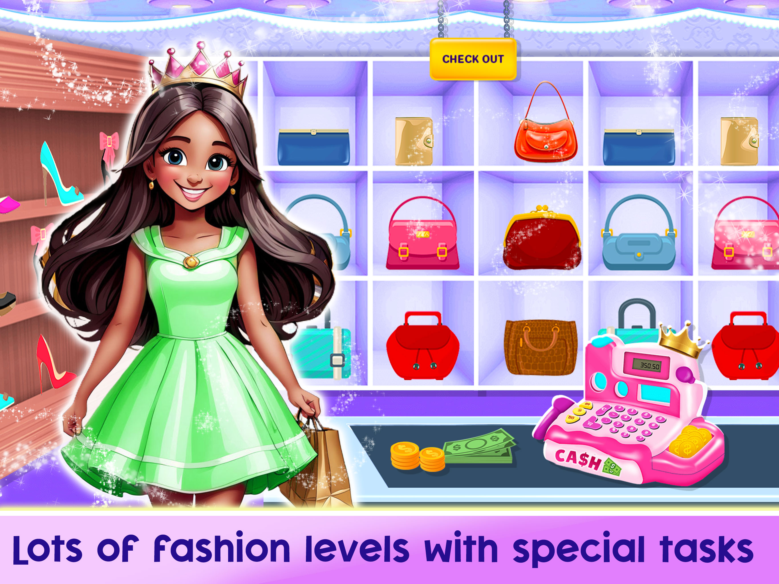 اسکرین شات 3 بازی Rich Dolls Shopping Girl Games