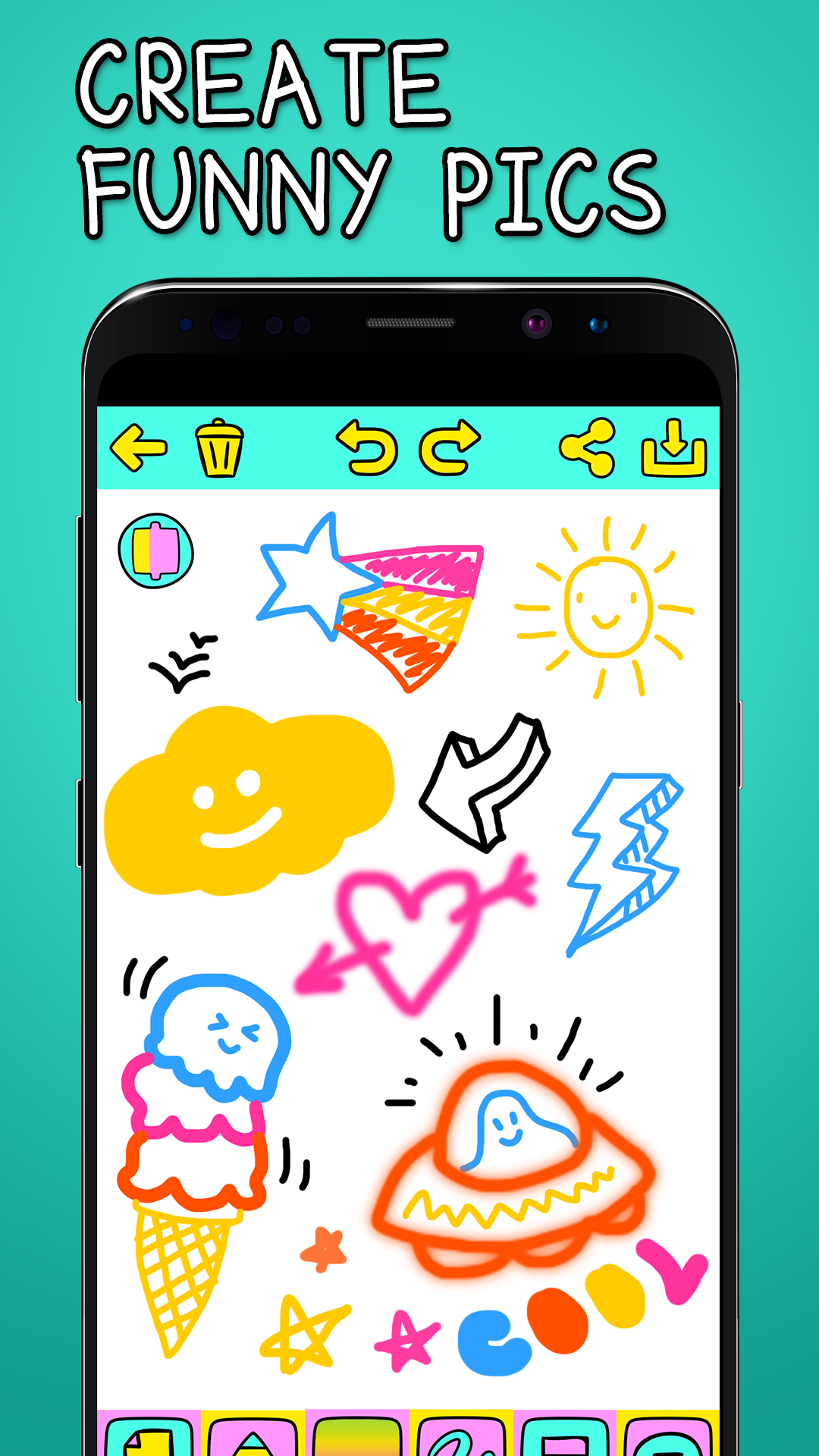 اسکرین شات 5 بازی Easy Kids Drawing: how to draw