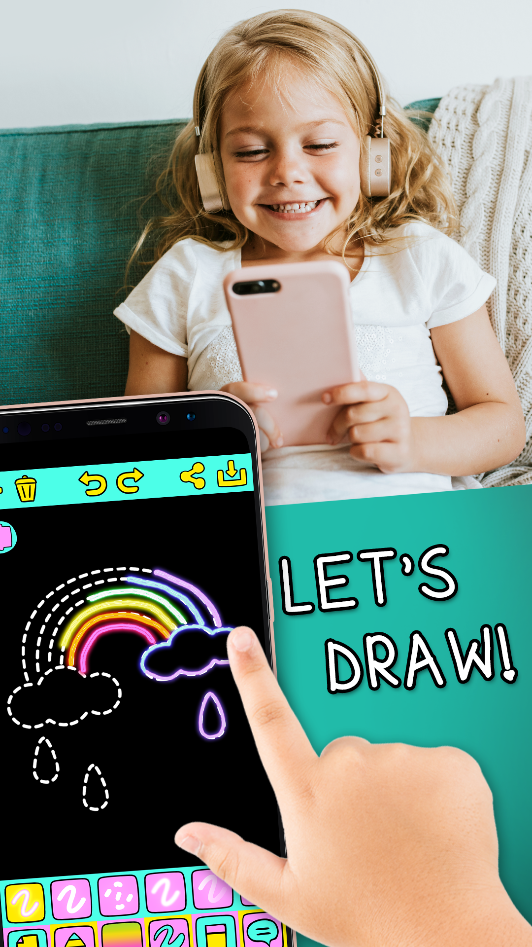 اسکرین شات 7 بازی Easy Kids Drawing: how to draw