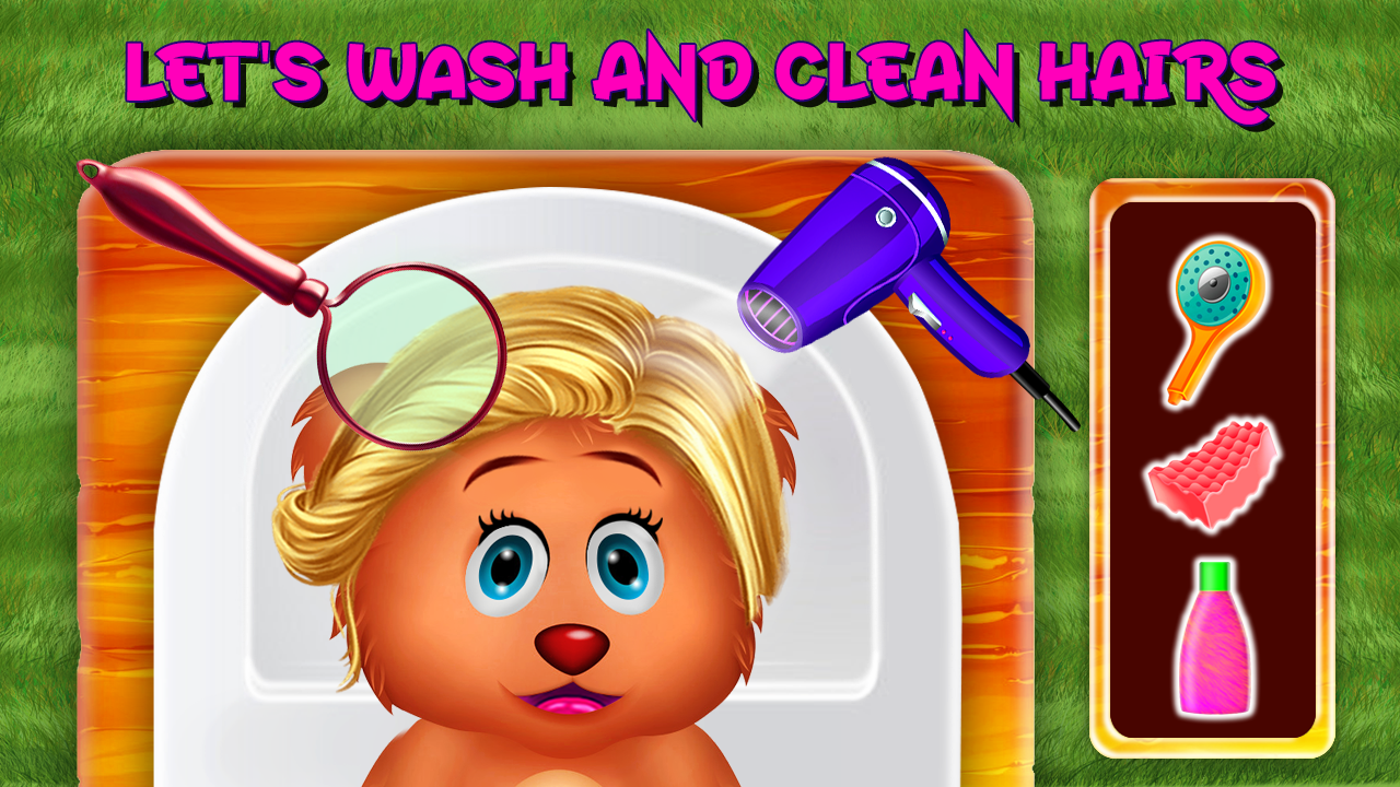 اسکرین شات 6 بازی Animals Hair styles Girls Game