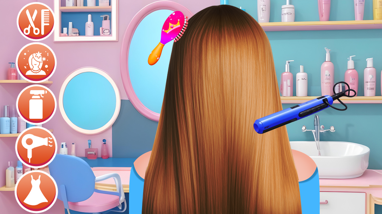اسکرین شات 1 برنامه Little Princess Braided Hairs