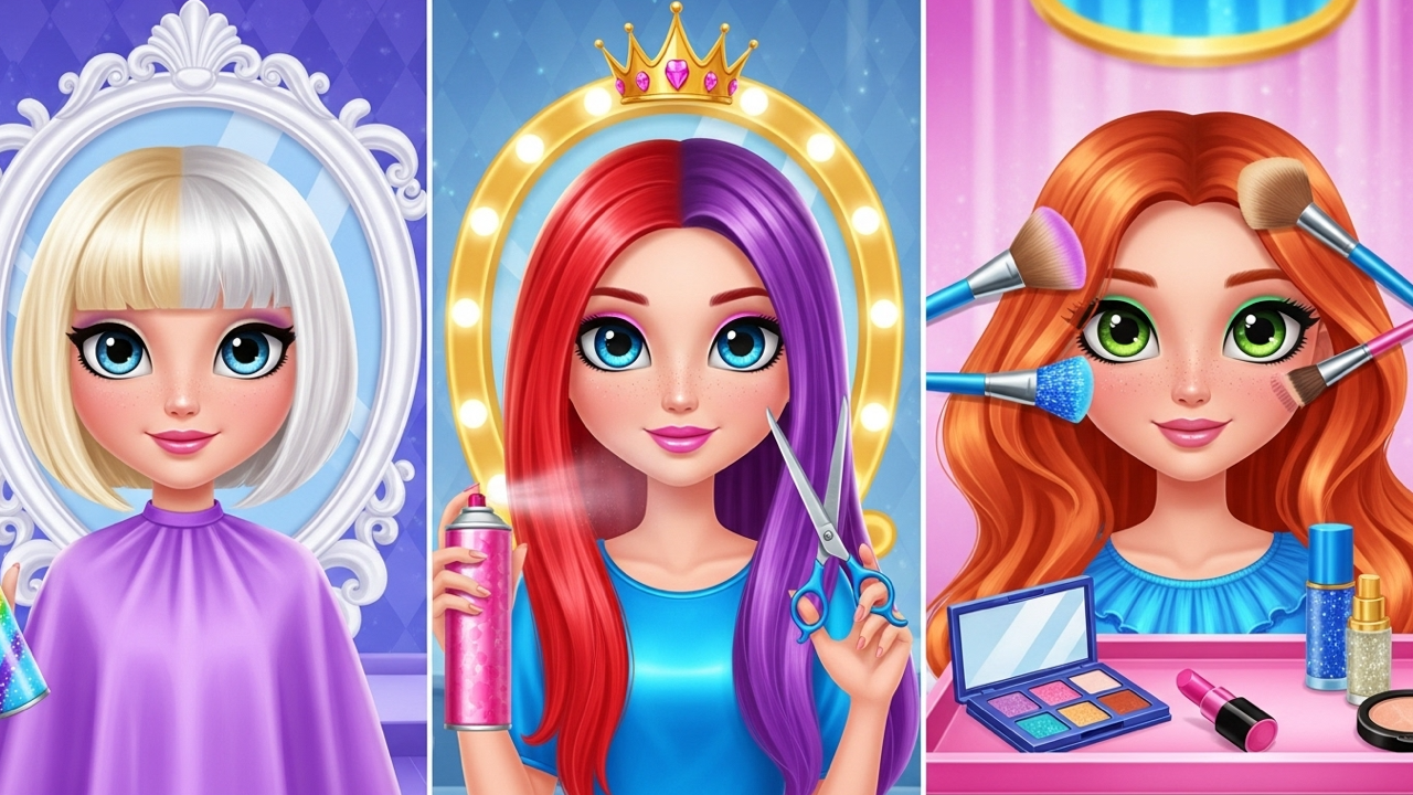 اسکرین شات 2 برنامه Princess Bella Braid hairstyle