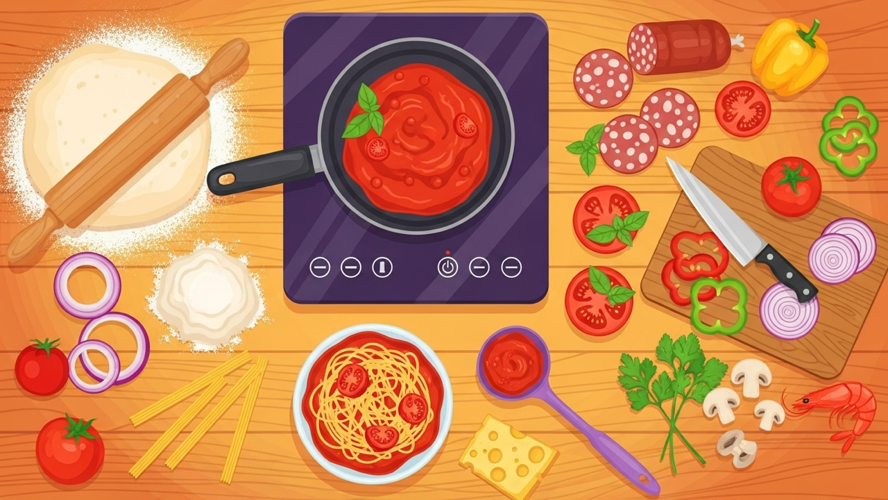 اسکرین شات 3 بازی Pizza Maker -Kids Cooking Chef
