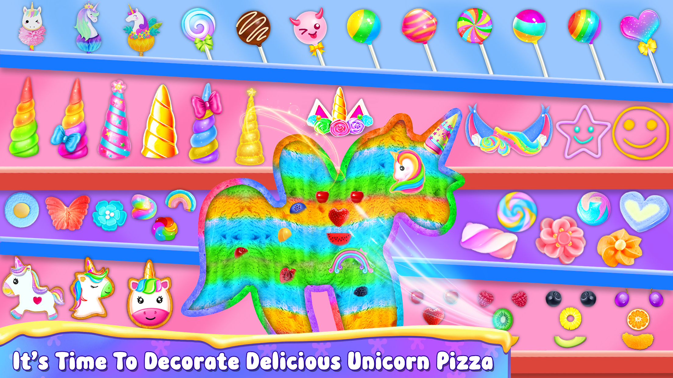 اسکرین شات 8 بازی Unicorn Cake Maker-Bakery Game