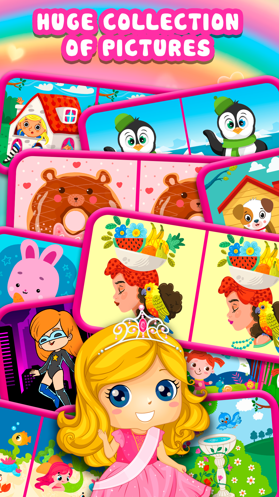 اسکرین شات 2 بازی Spot 5 Differences Girls Games