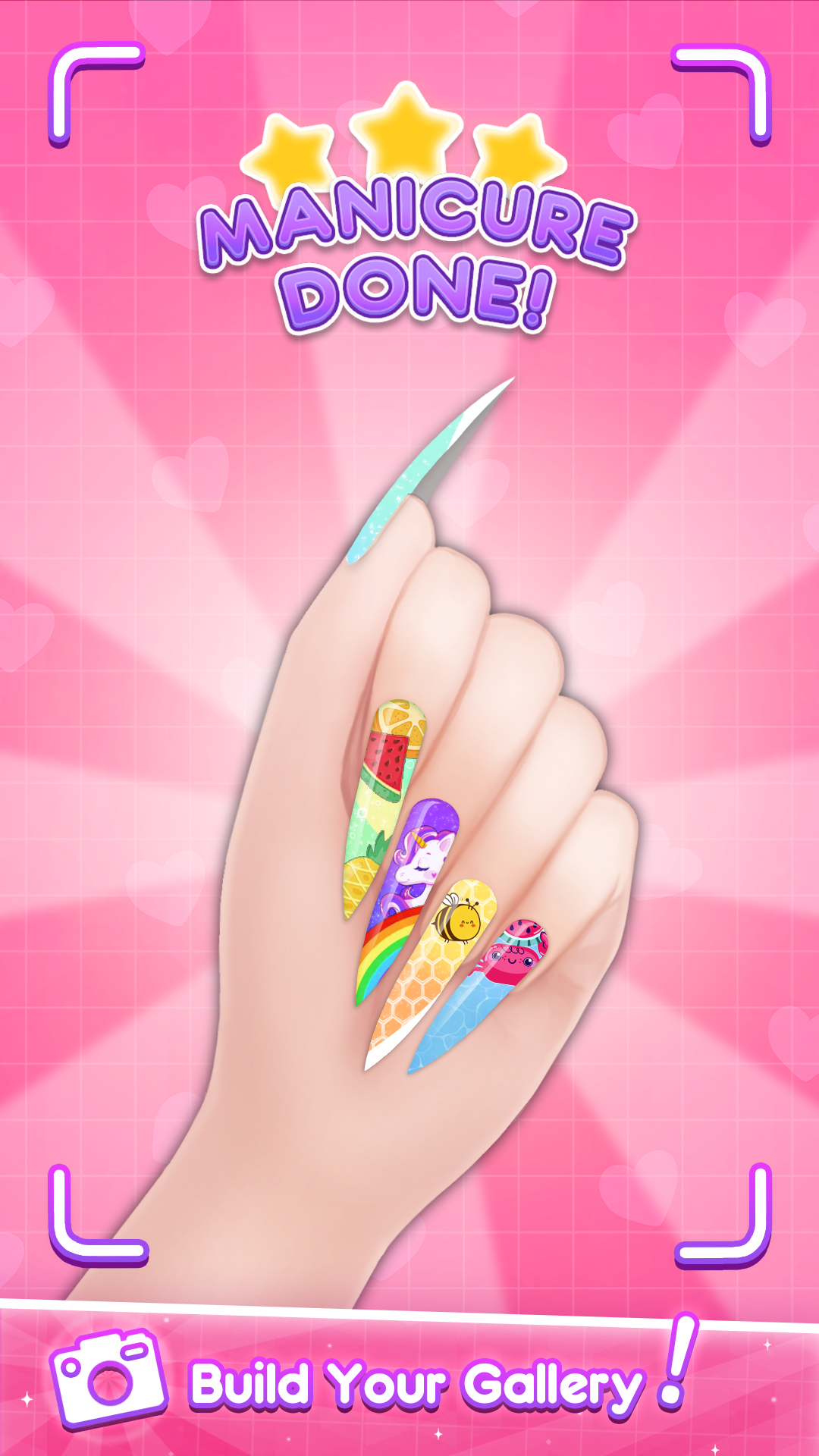 اسکرین شات 1 بازی Girls Nail Salon - Nail Games