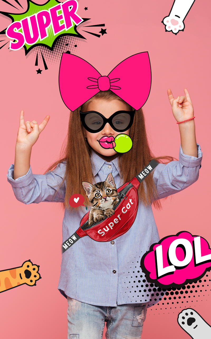 اسکرین شات 2 برنامه Doll Photo Frame Photo Editor