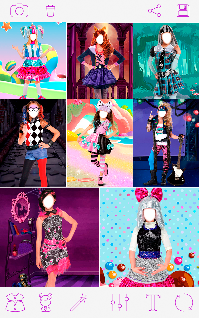 اسکرین شات 3 برنامه Doll Photo Frame Photo Editor
