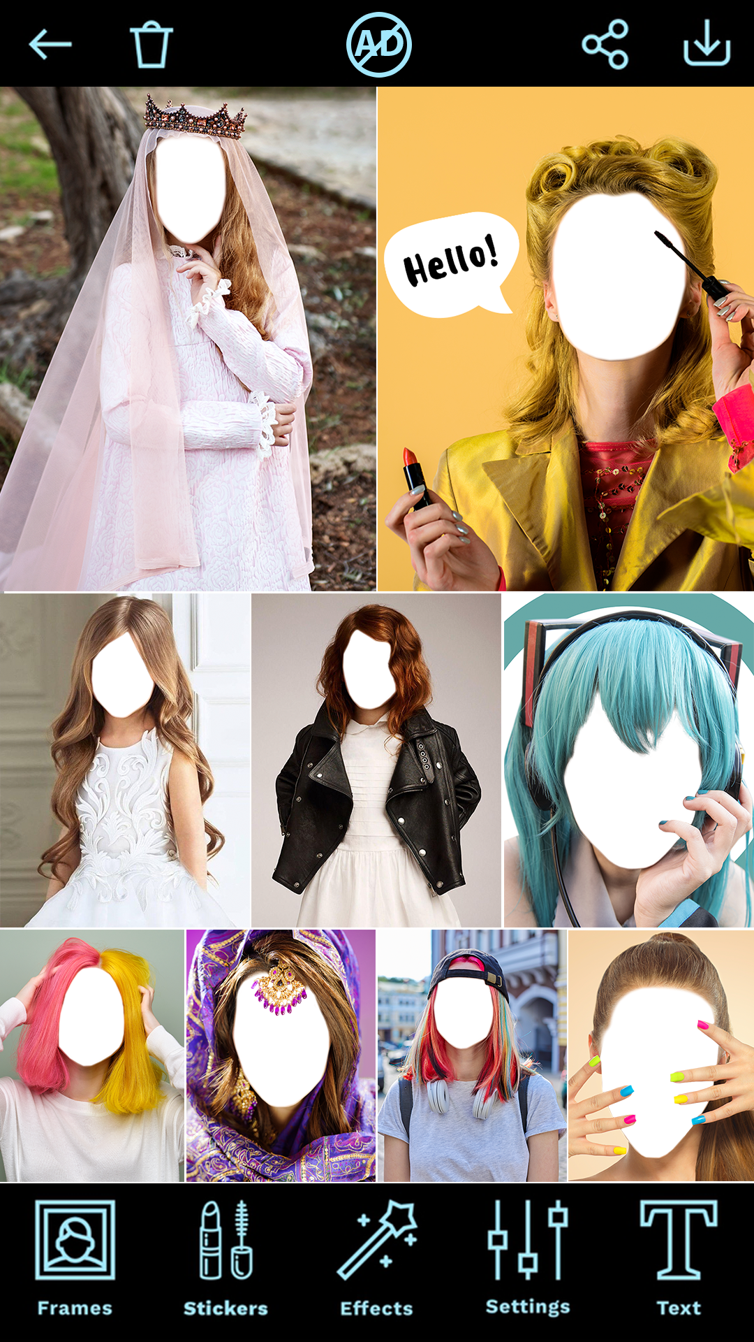 اسکرین شات 3 برنامه Face beauty makeup camera