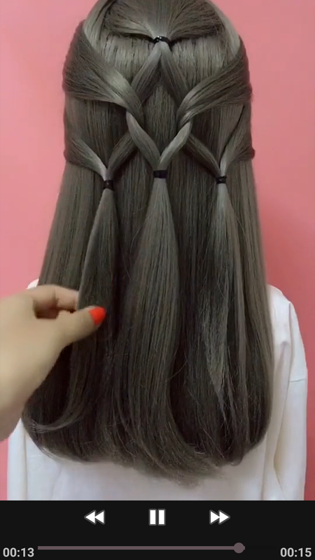 اسکرین شات 6 برنامه Girls Hairstyles Step By Step