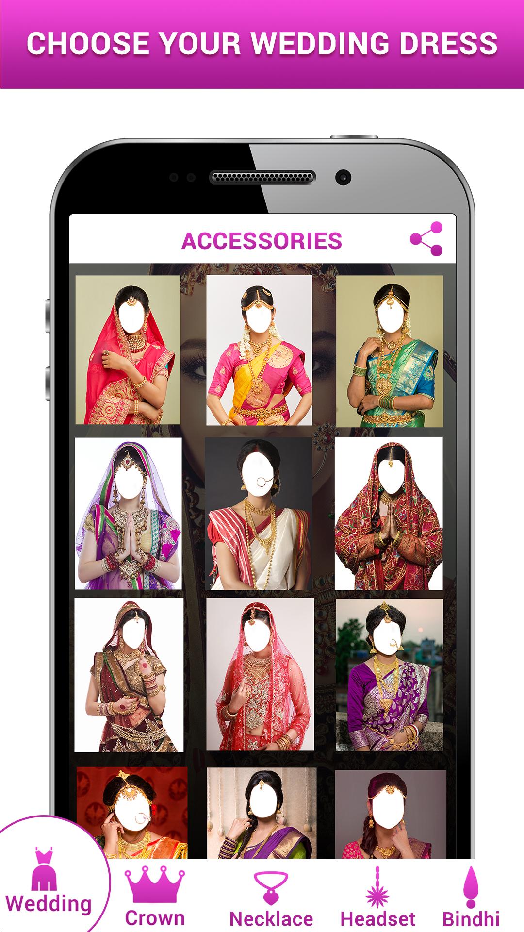 اسکرین شات 1 برنامه Wedding Dress Photo Editor