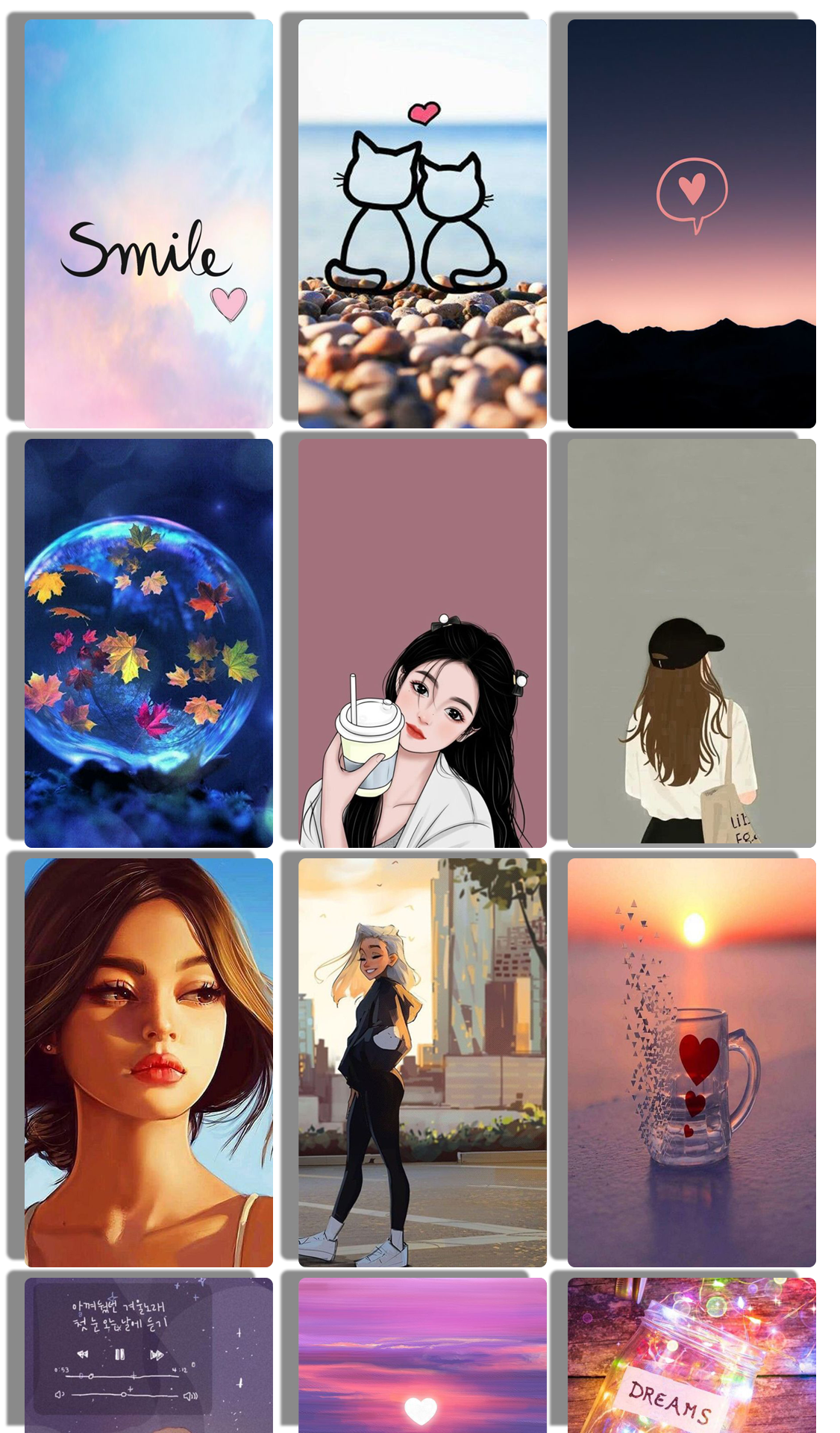 اسکرین شات 5 برنامه Girly Wallpapers & Backgrounds