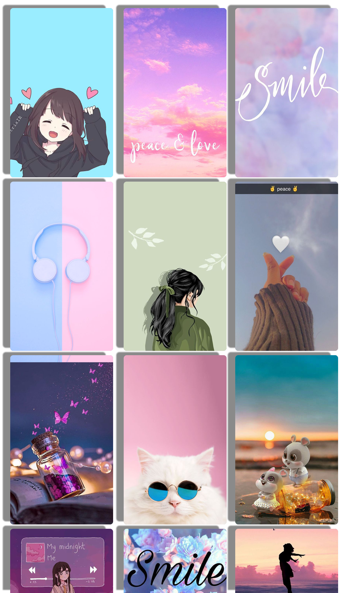 اسکرین شات 2 برنامه Girly Wallpapers & Backgrounds