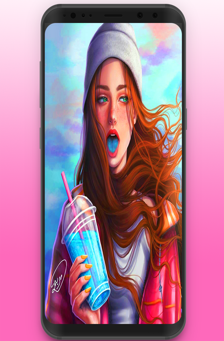 اسکرین شات 2 برنامه Girly Wallpaper