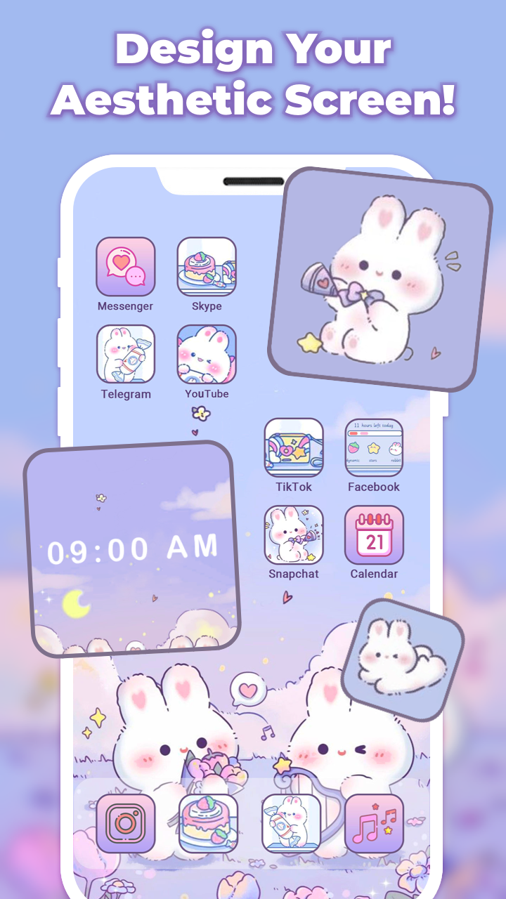 اسکرین شات 3 برنامه Girly Wallpapers