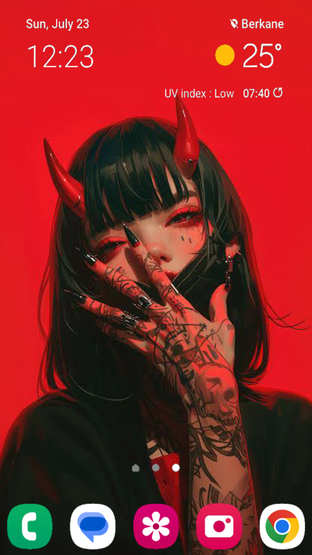 اسکرین شات 2 برنامه Girl Mask Wallpaper
