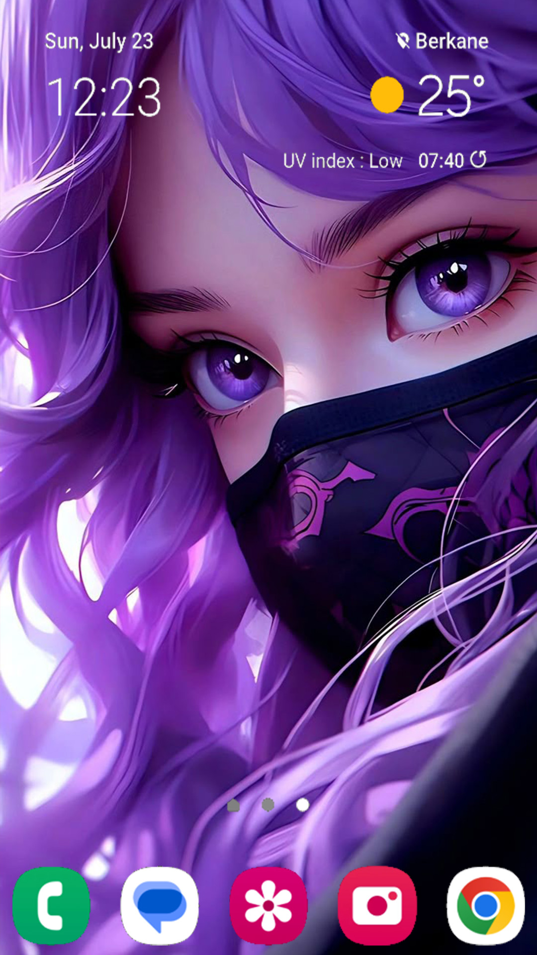 اسکرین شات 7 برنامه Girl Mask Wallpaper