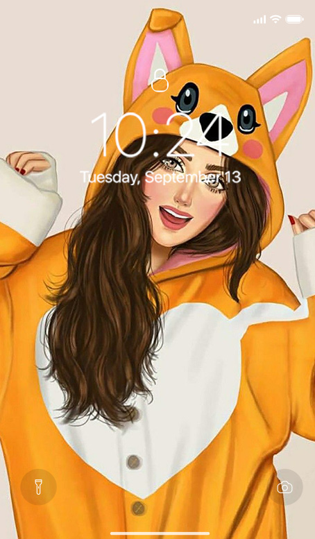 اسکرین شات 3 برنامه Girly M Wallpaper