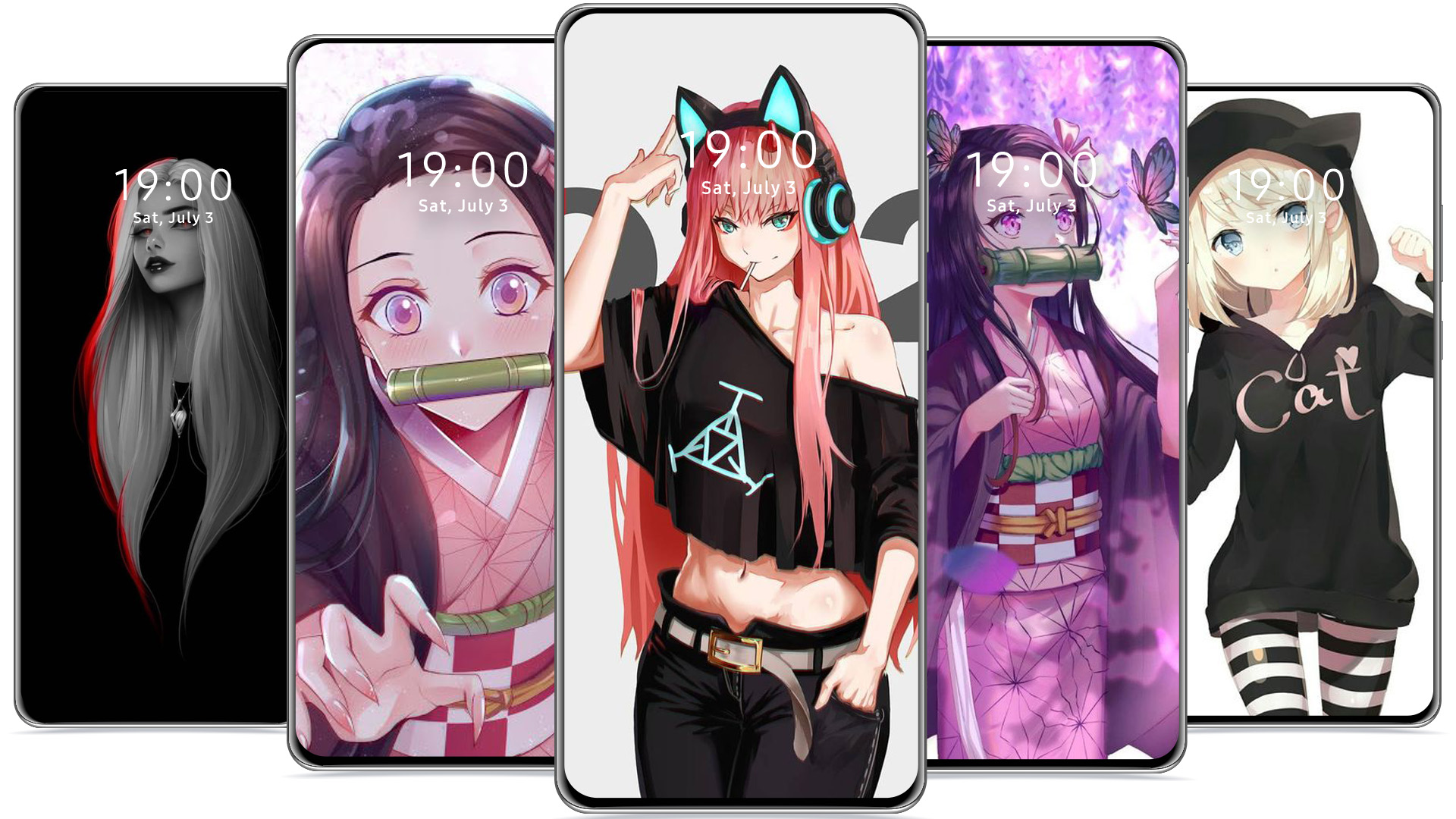 اسکرین شات 2 برنامه Girly Wallpaper For Girls HD