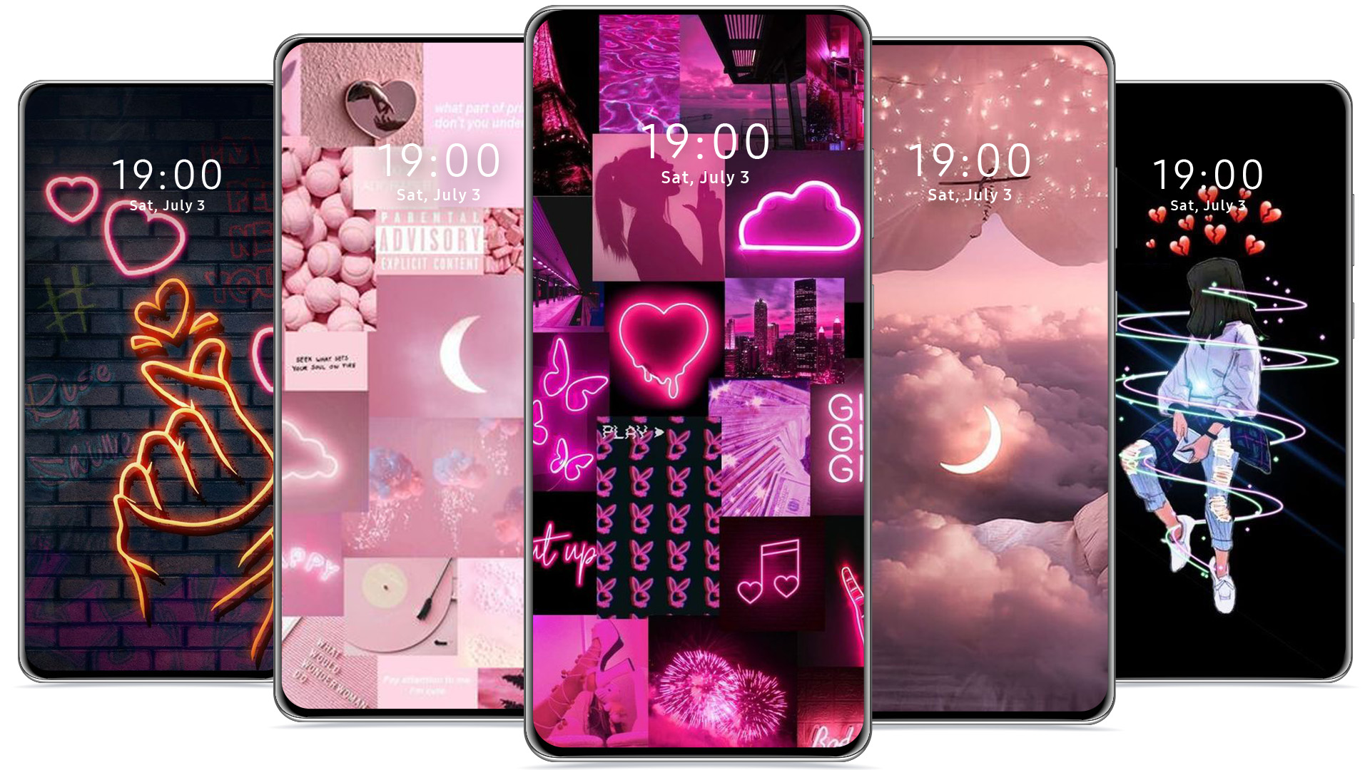 اسکرین شات 1 برنامه Girly Wallpaper For Girls HD