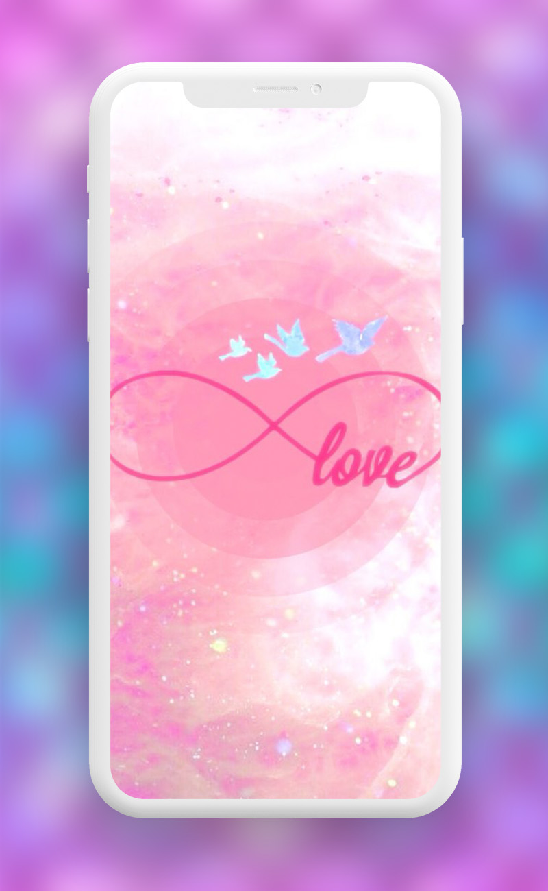 اسکرین شات 7 برنامه Cute Girly Wallpaper