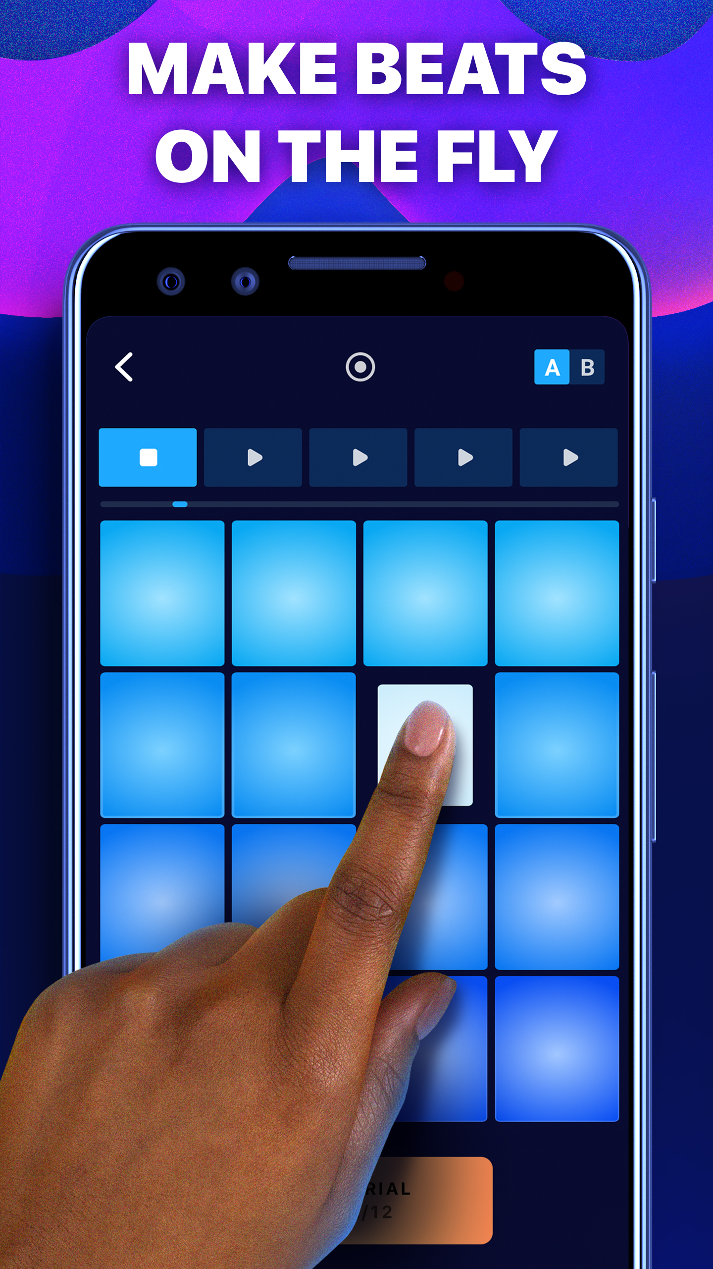 اسکرین شات 1 برنامه Drum Pads - Beat Maker Go