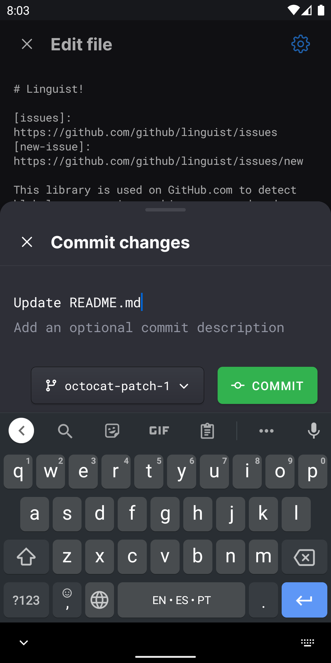 اسکرین شات 5 برنامه GitHub