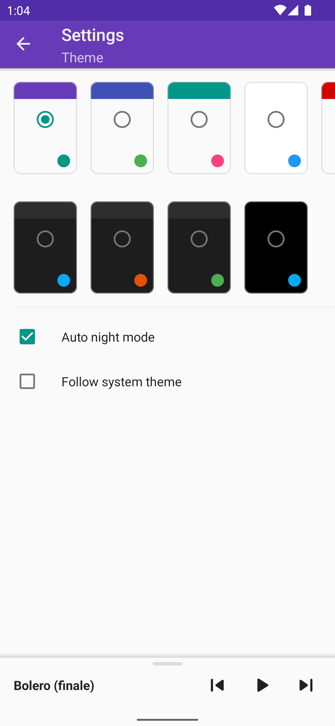 اسکرین شات 4 برنامه Simple Music Player
