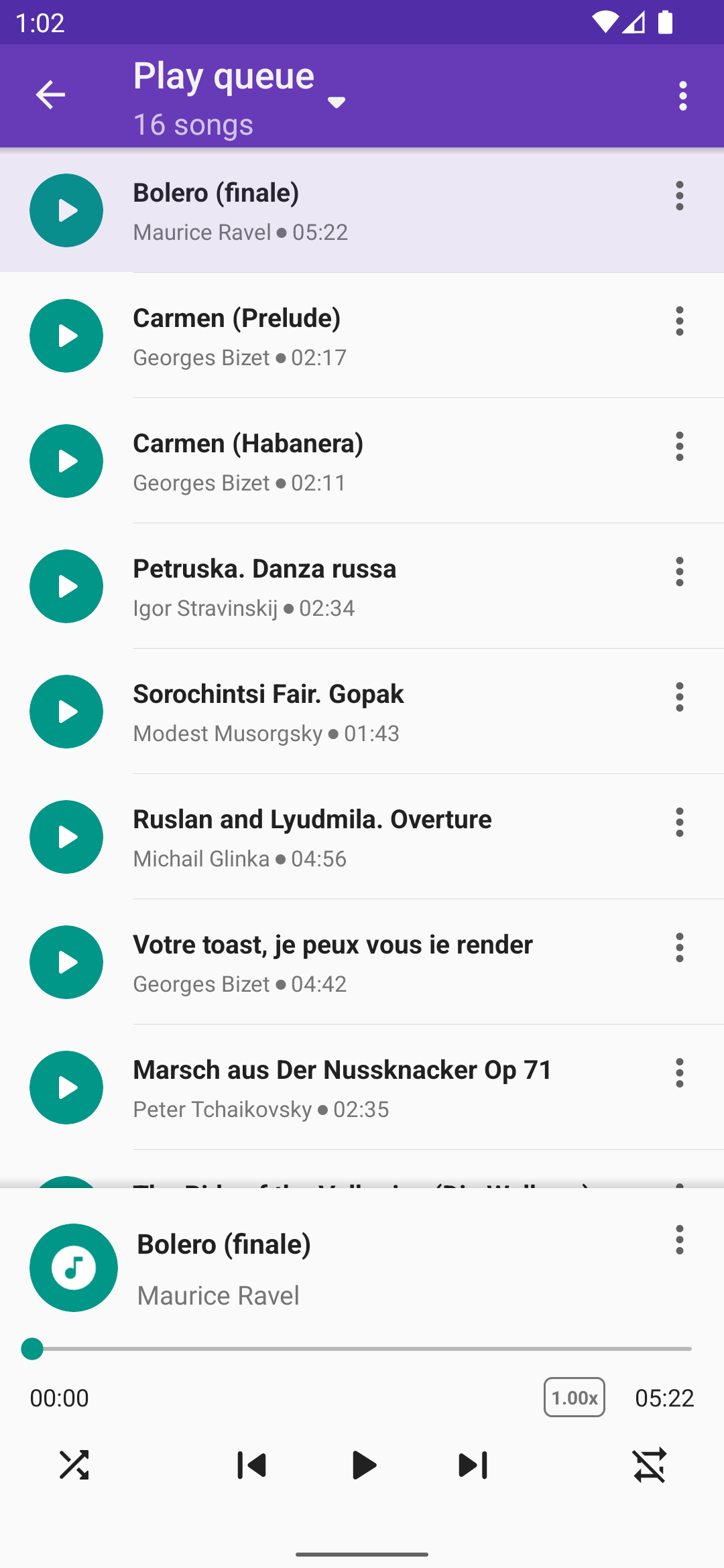 اسکرین شات 2 برنامه Simple Music Player