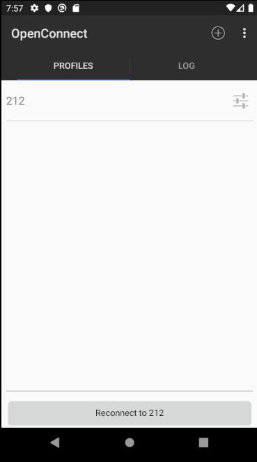 اسکرین شات 2 برنامه OpenConnect