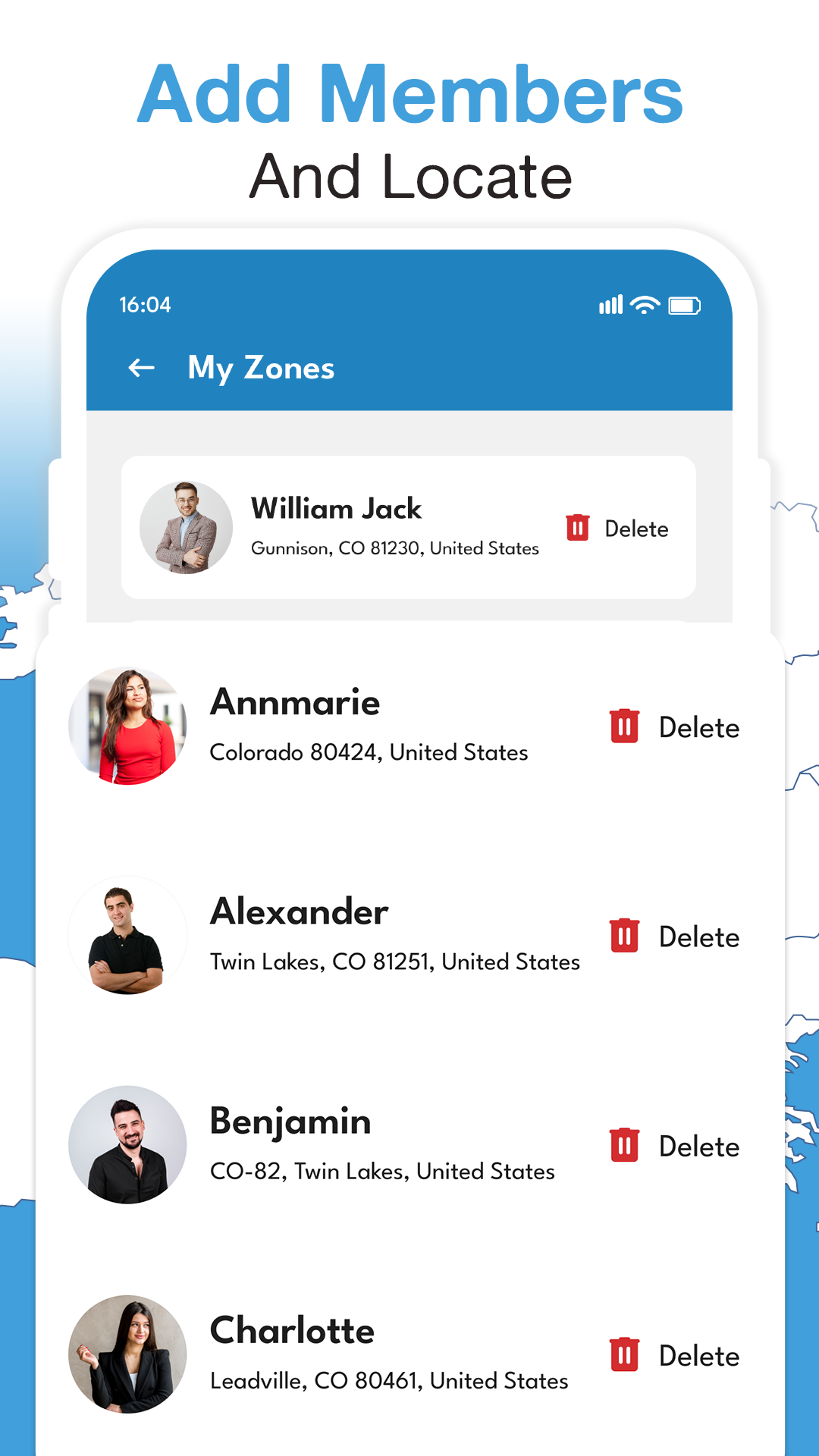 اسکرین شات 7 برنامه Phone Tracker: GPS Locator