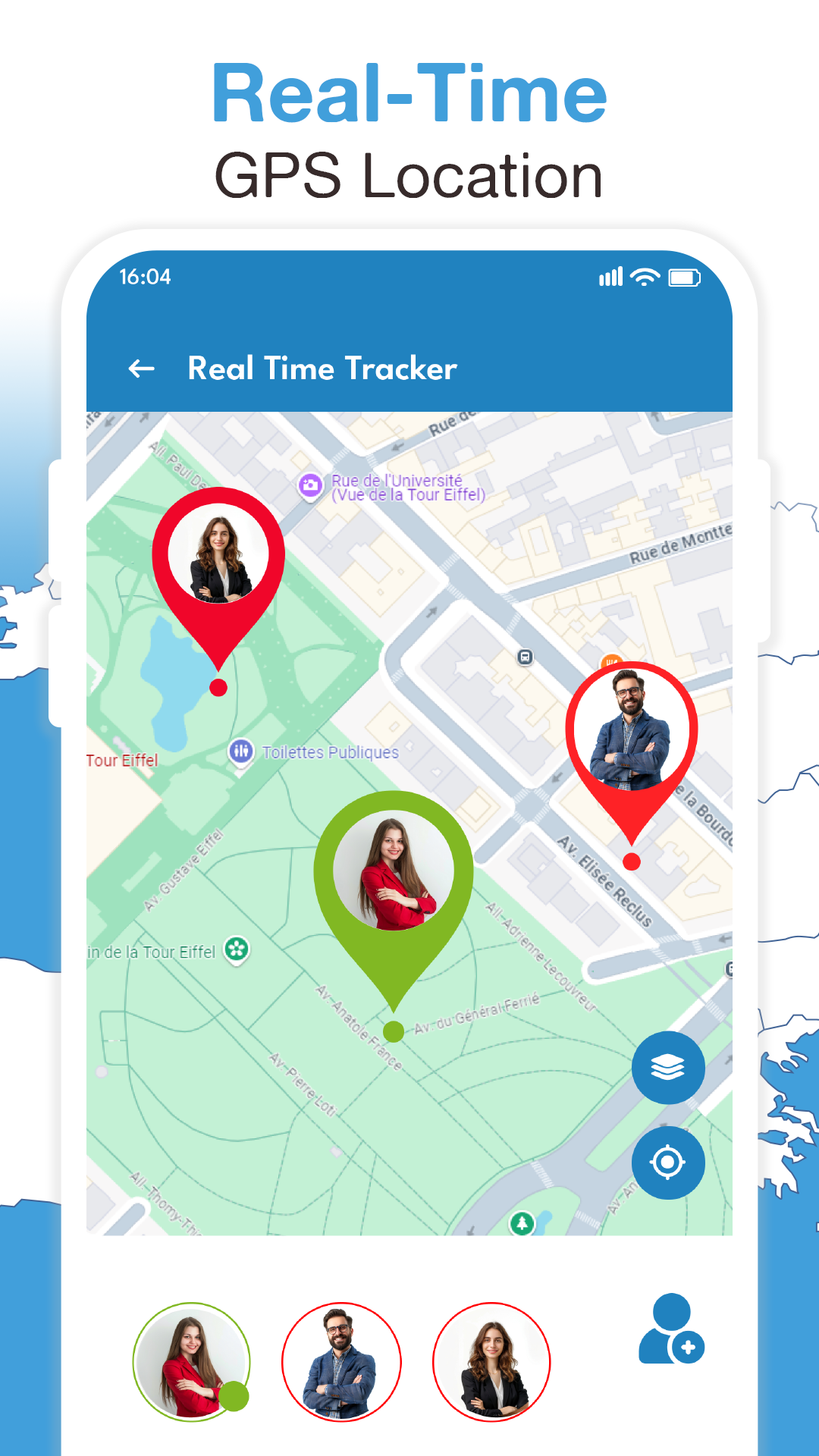 اسکرین شات 2 برنامه Phone Tracker: GPS Locator