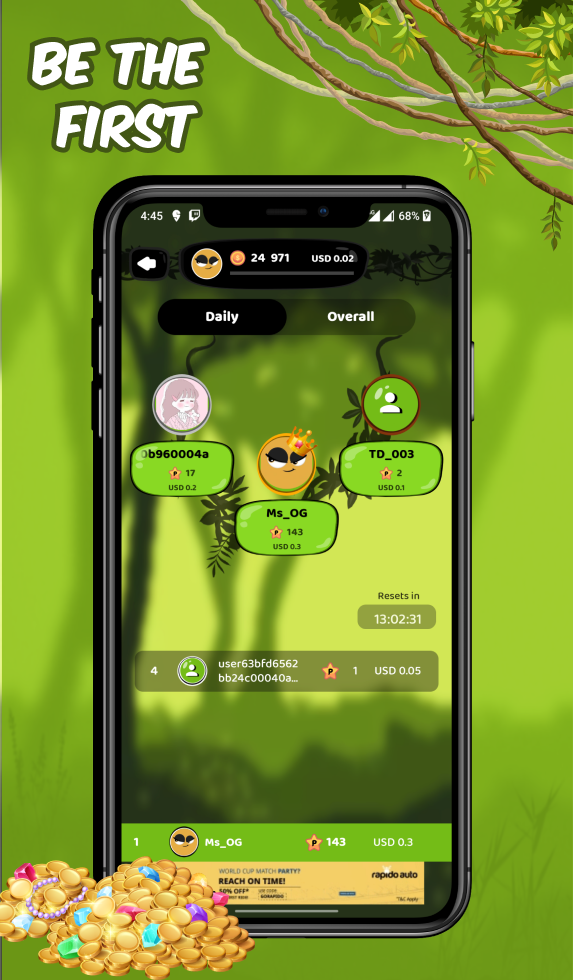 اسکرین شات 4 بازی Givvy Bird - Earn & Make Money
