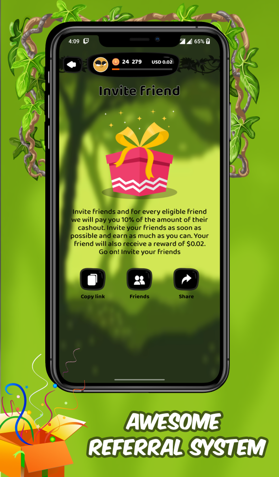 اسکرین شات 5 بازی Givvy Bird - Earn & Make Money